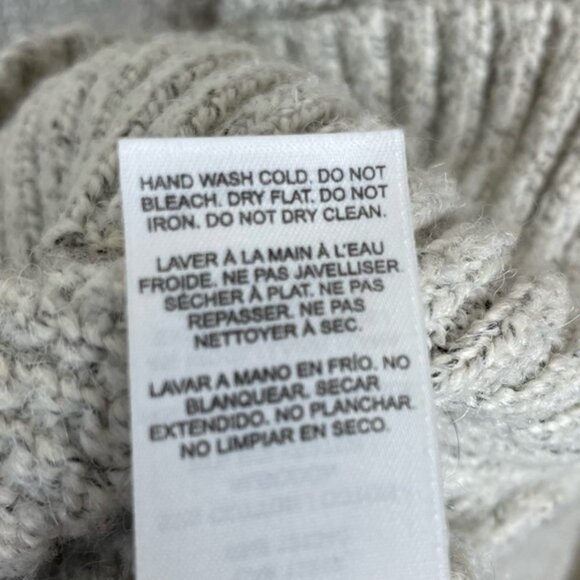 Dynamite Mock Neck Wool Blend Sweater Dress Size Medium - Picture 4 of 5